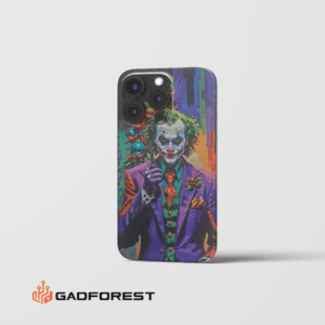 Classic Purple Suit Joker 3D Embossed Wrap - Gadforest
