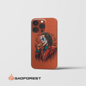 Stylized Joker Silhouette 3D Embossed Wrap - Gadforest