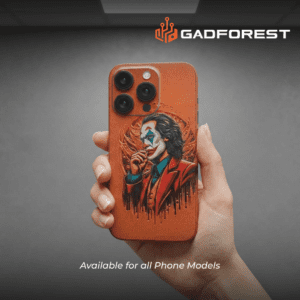 Stylized Joker Silhouette 3D Embossed Wrap - Gadforest