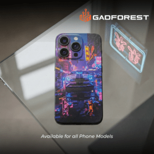 Neon Night Mustang 3D Embossed Wrap - Gadforest