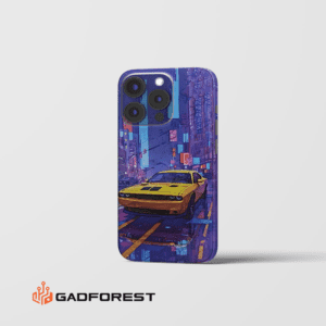 Neon City Mustang 3D Embossed Wrap - Gadforest