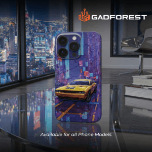 Neon City Mustang 3D Embossed Wrap - Gadforest