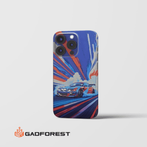 BMW M-Power High-Speed Abstract 3D Embossed Wrap - Gadforest